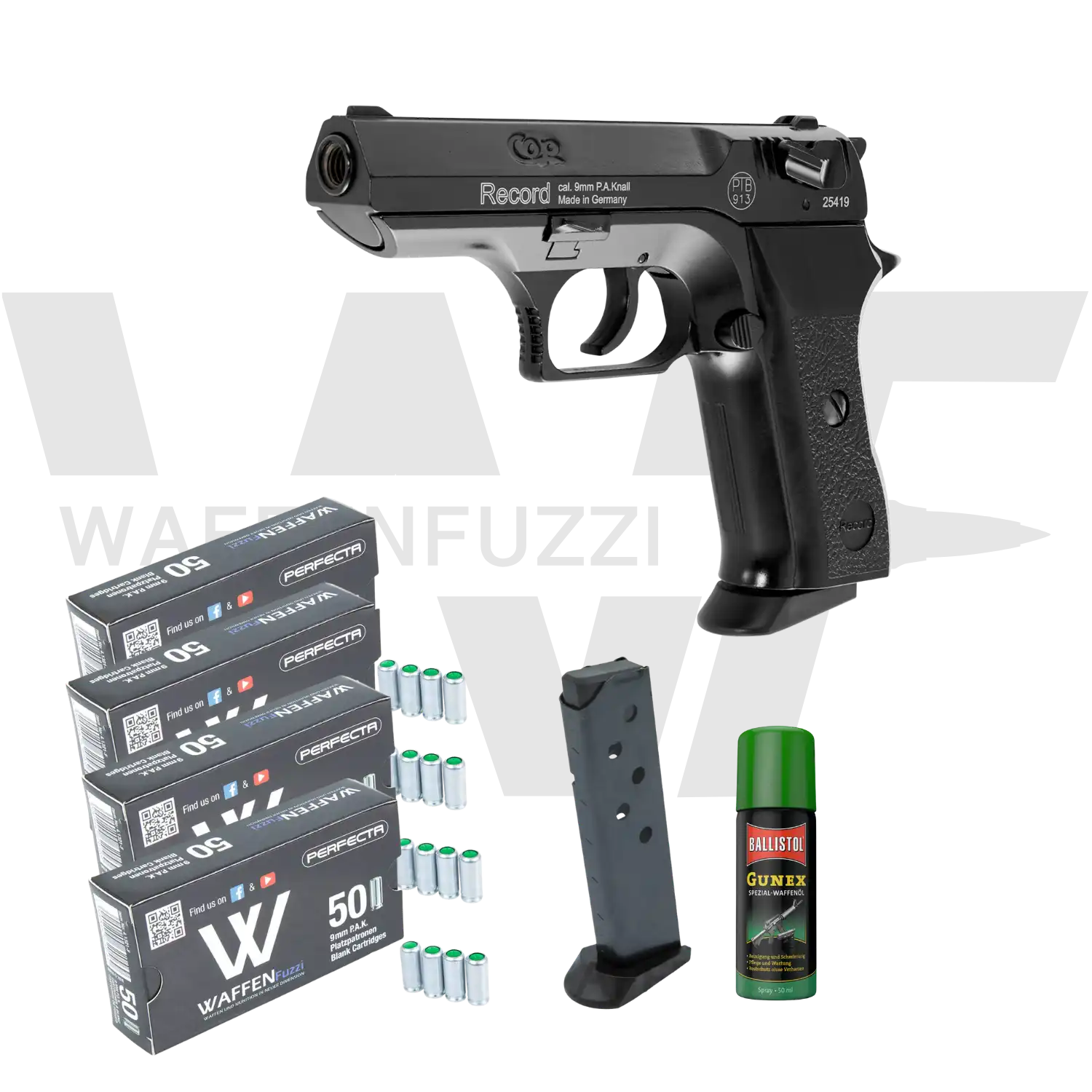 Record Cop Zestaw Pistoletów Startowych "M" Kaliber 9mm PAK