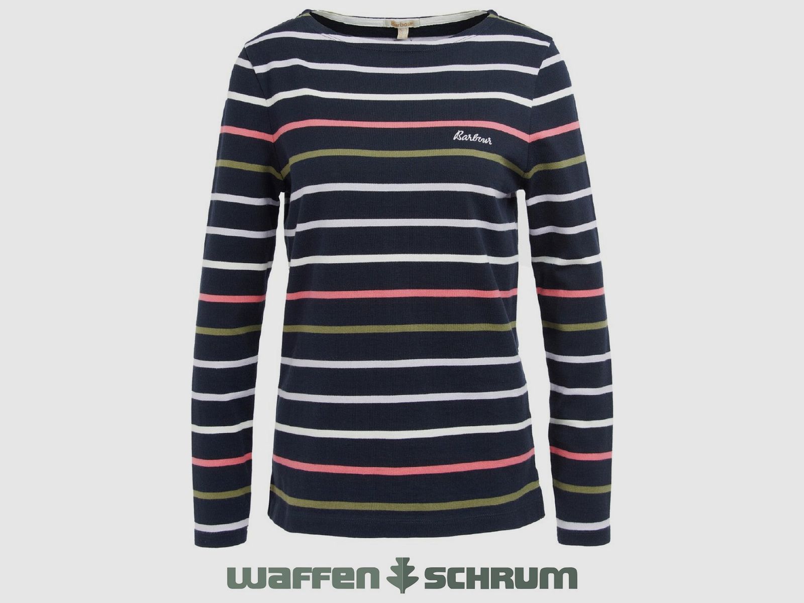 Barbour Pullover Hawkins Navy Stripe