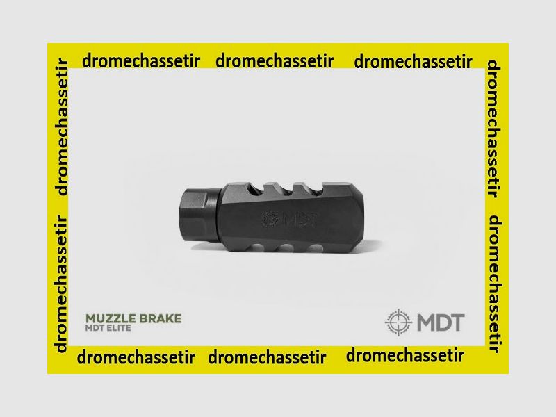 Mündungsbremse MDT Elite, Kal. 338 max, Gewinde 3/4×24, schwarz, Bild 3 von 3