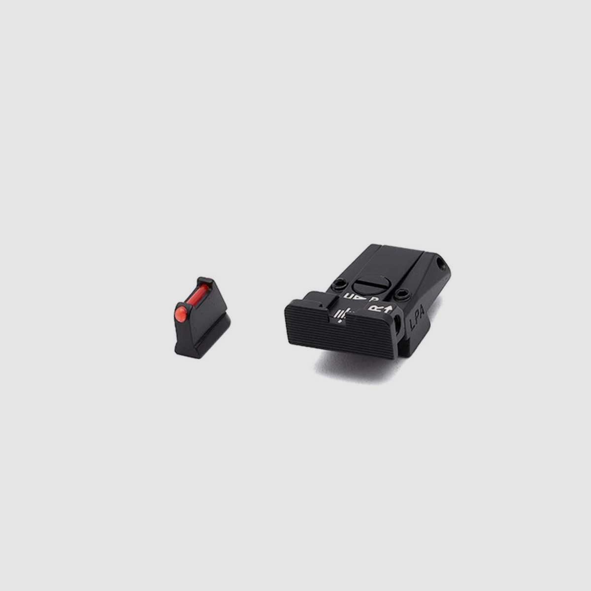 LPA SPR86CZ7F Set di mirini regolabili per CZ 75, 75B, 85, P07 Duty (Per modelli con mirini anteriori a dovetail), immagine 2 di 3