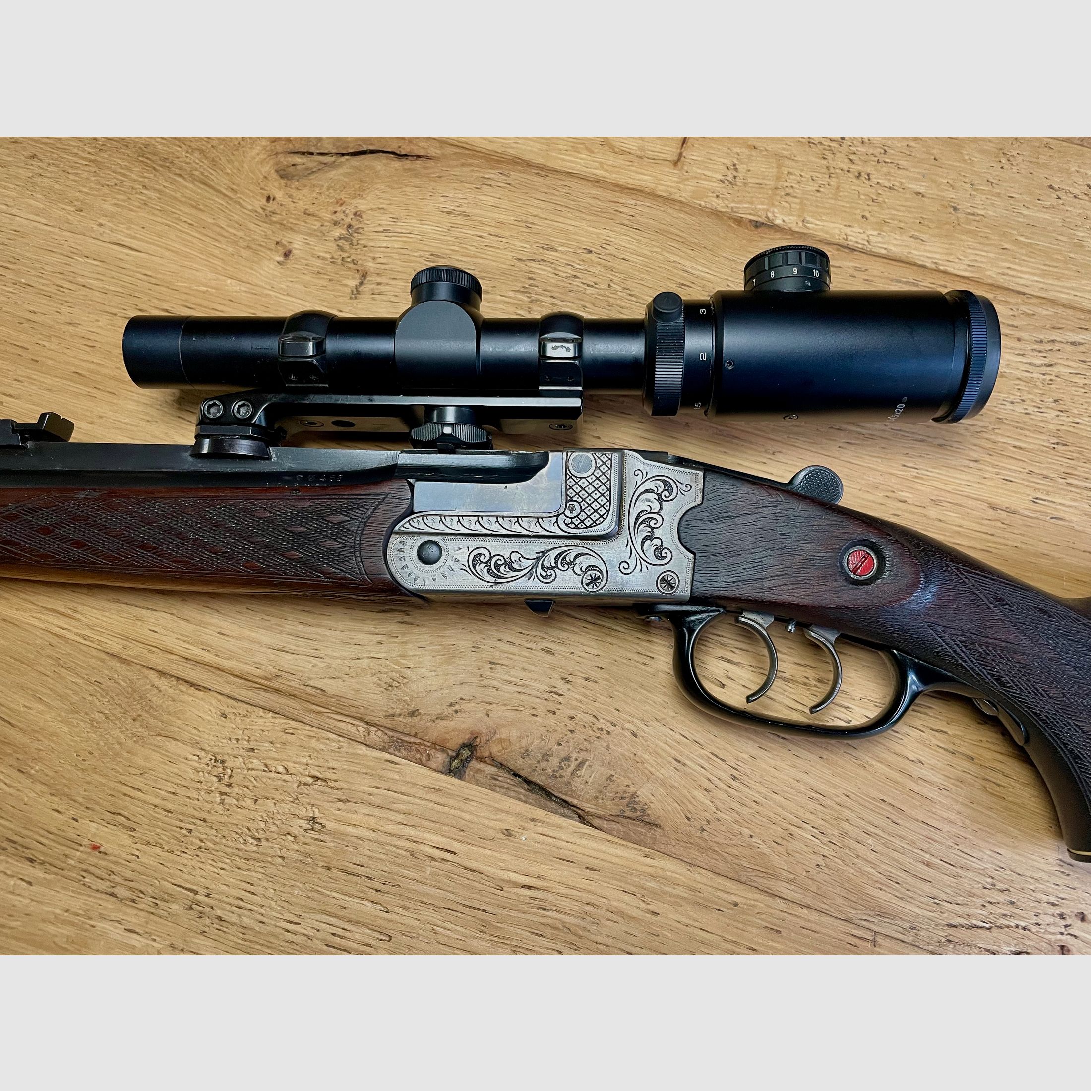 Fusil à répétition Zimmermann Z 66 cal. 10,3x60R avec lunette Luger 1,5-4,5x20