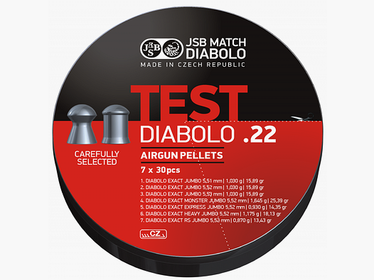 JSB Test Domed Cal. 5,5 mm
