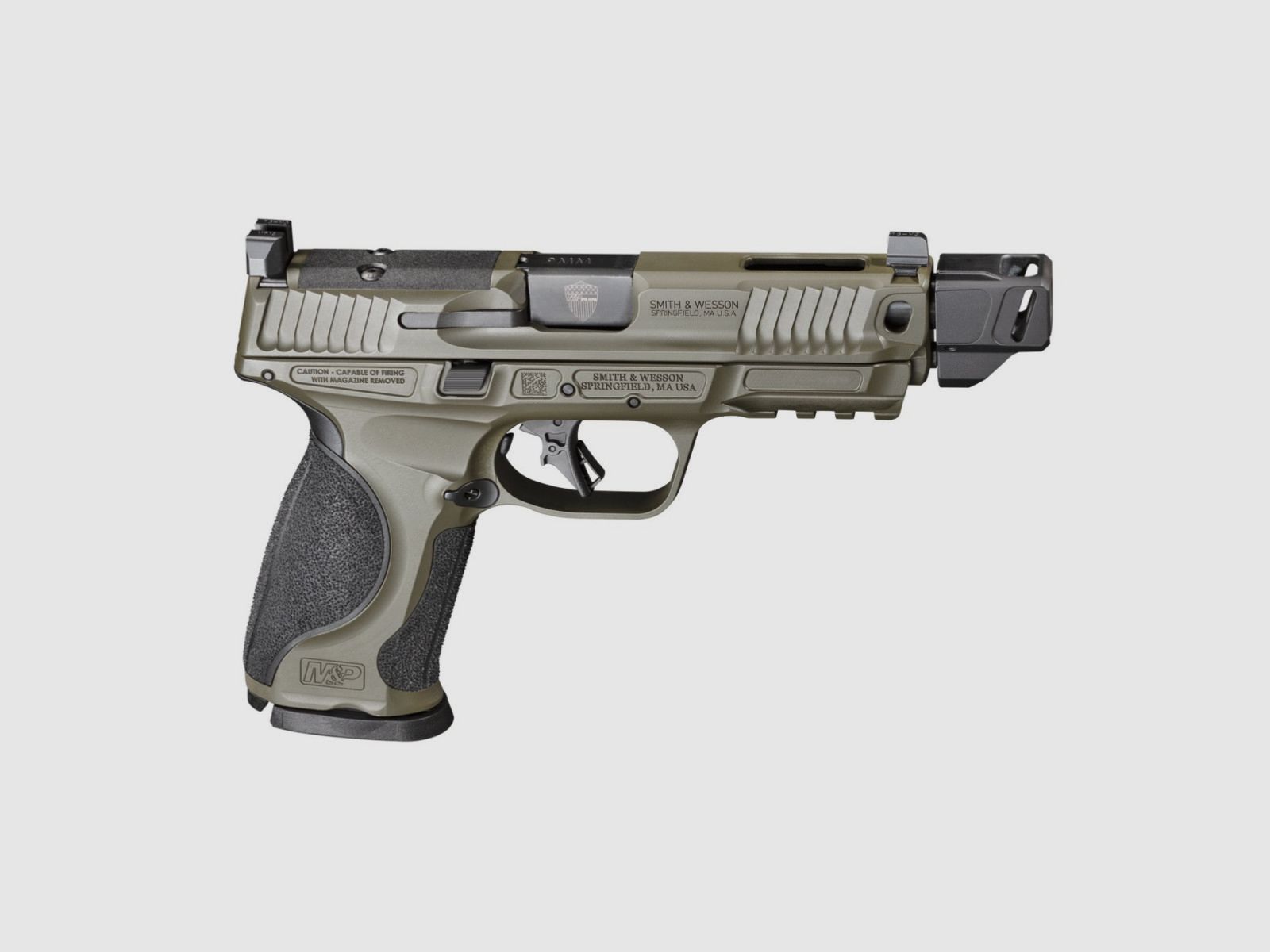 Smith & Wesson 2023 Spec Series M&P9 M2.0 Metal NTS OR 4.8" ODG - 13974, image 2 of 4