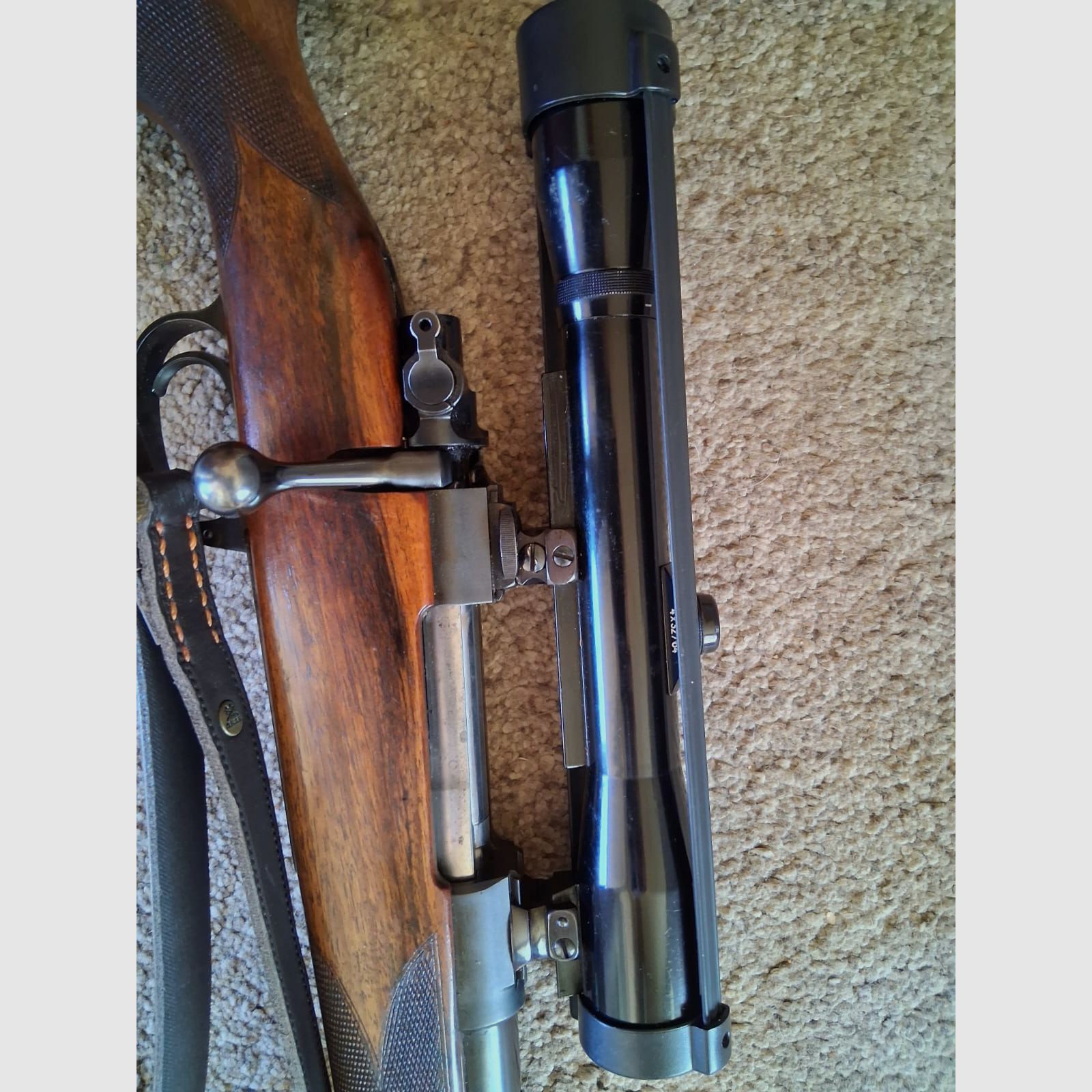 Langwaffe Brünner Repetierbüchse 7x57 mit Zielfernrohr Hubertus 6x40