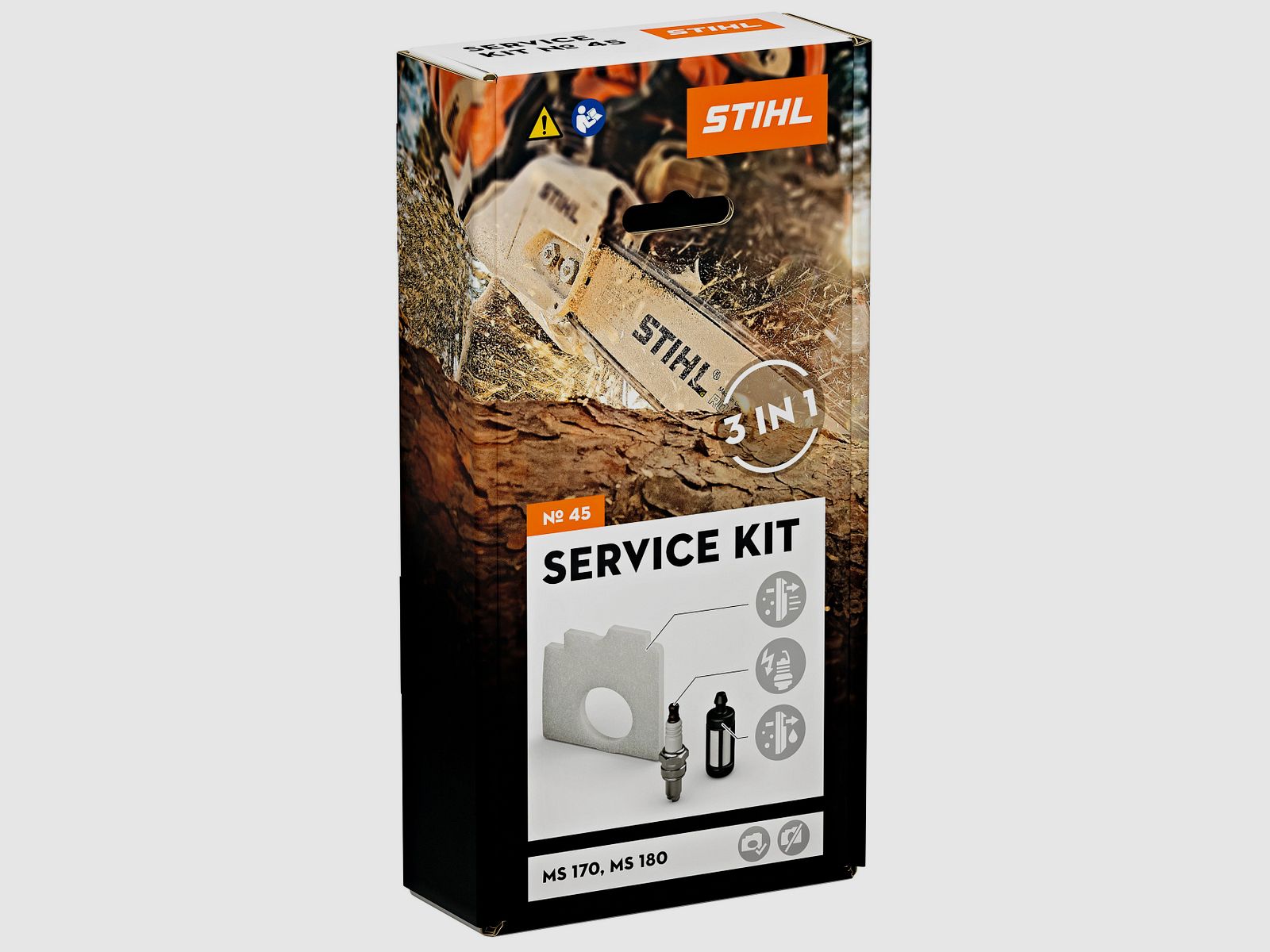 Stihl service kit for chainsaws