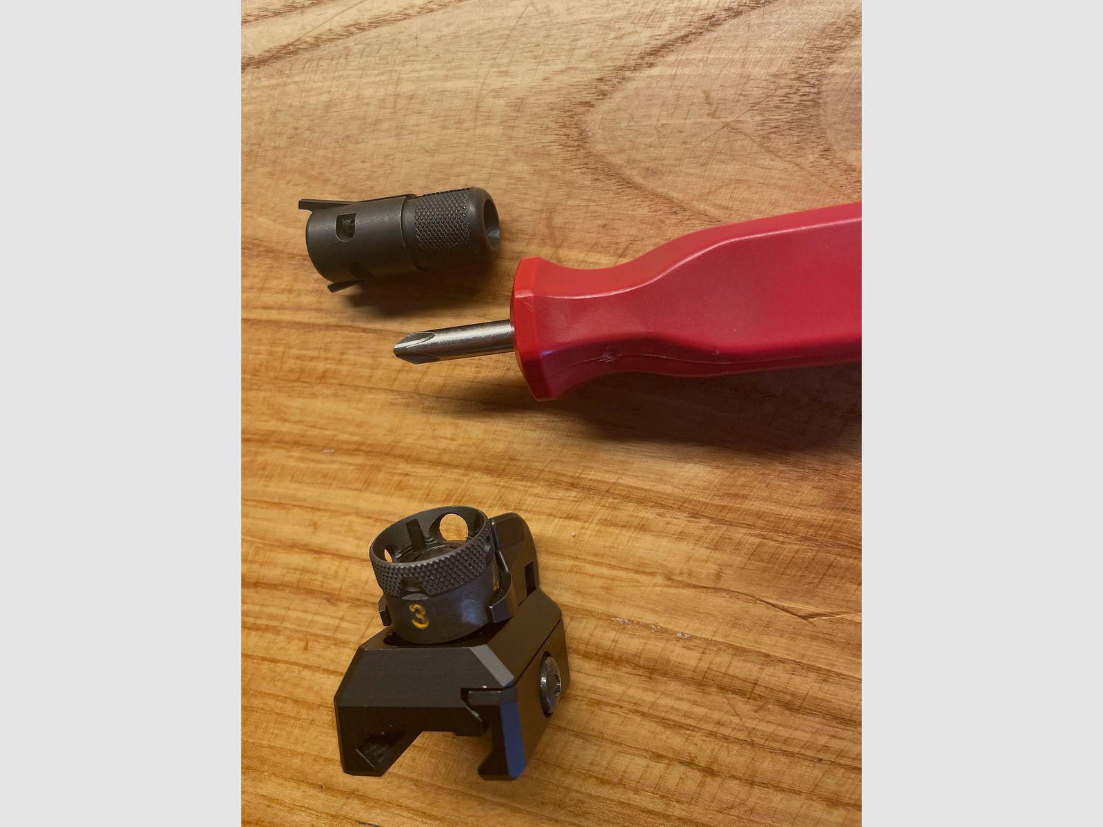 Drum sight orig. HK for MR 223, diopter, G3, Heckler und Koch SL6 SL7, etc. incl. sight adjuster