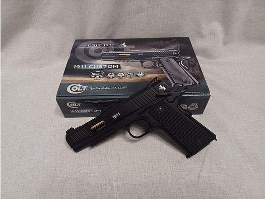Colt Government 1911 Custom / 4,5 mm BB / BlowBack / CO2 / Pistola / OVP (49).