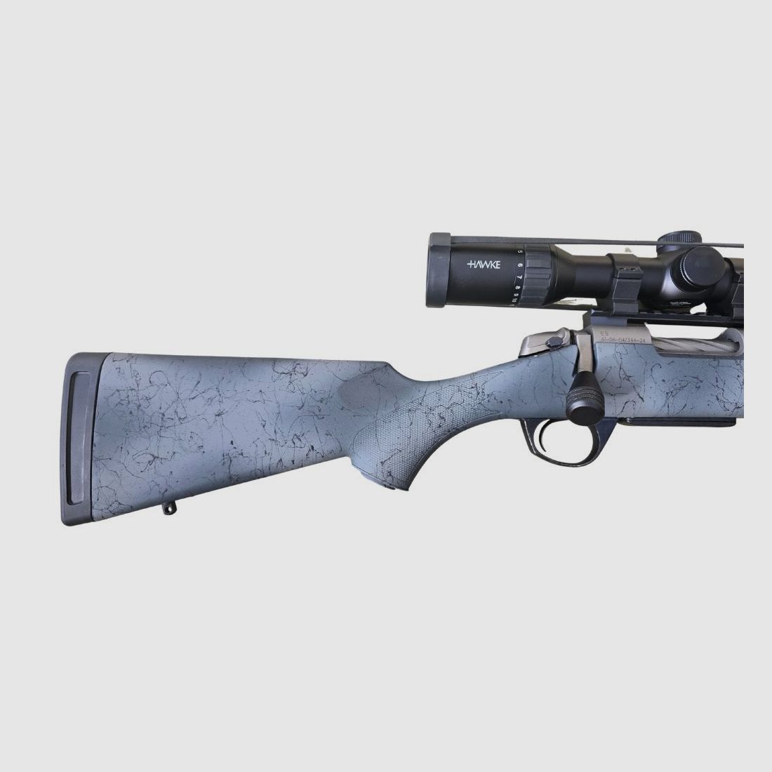 used BERGARA B14 Extreme Hunter with fixed mount HAWKE Endurance 3-12x56L Abs. LR-Dot, with BGW muzzle brake and Magpul bipod, condition: like new, - NPR: € 2,337.00, image 4 of 6