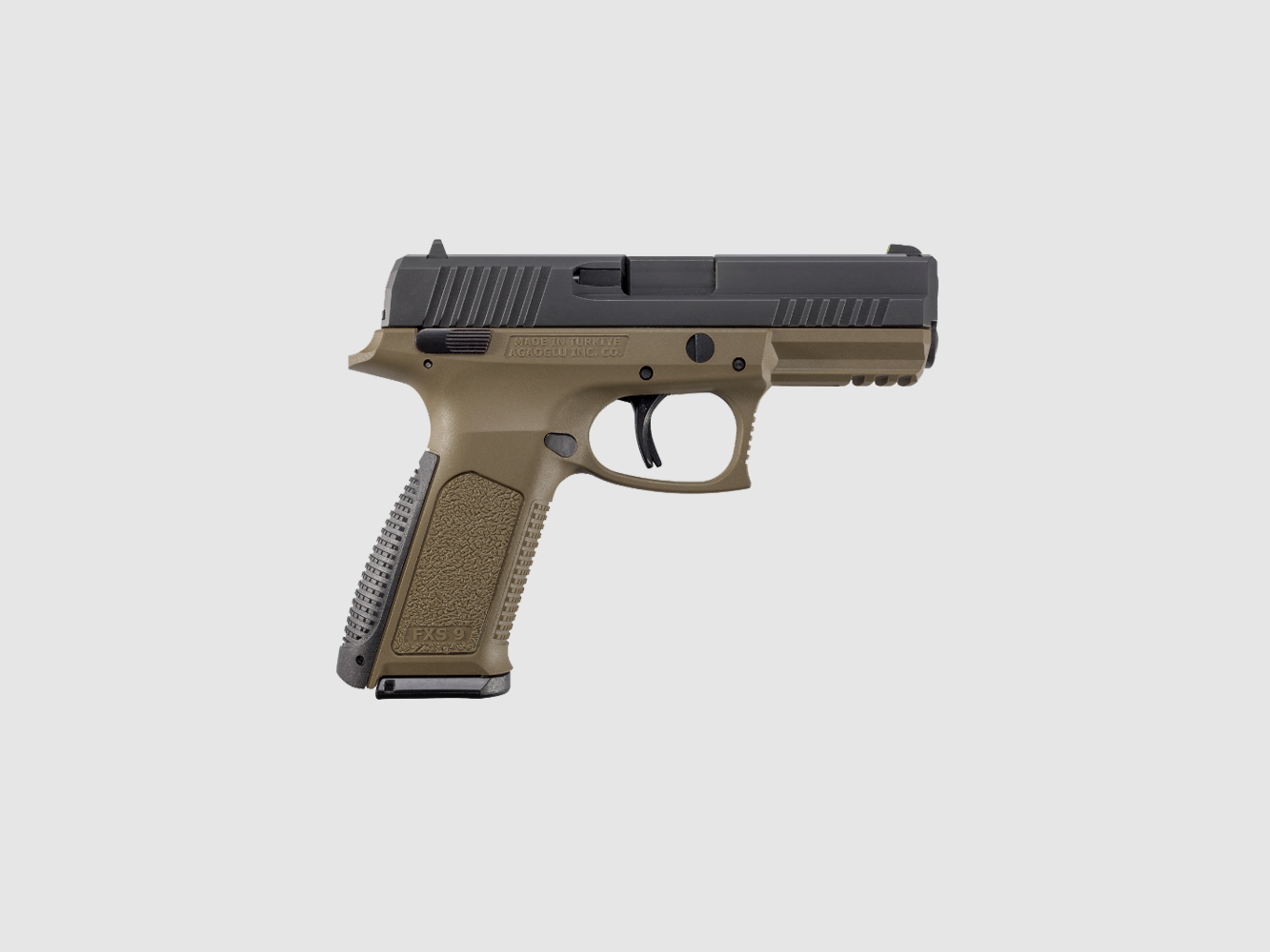 Pistolet samopowtarzalny AHSS FXS-9 Desert kal. 9x19mm, zdjęcie 2 z 5