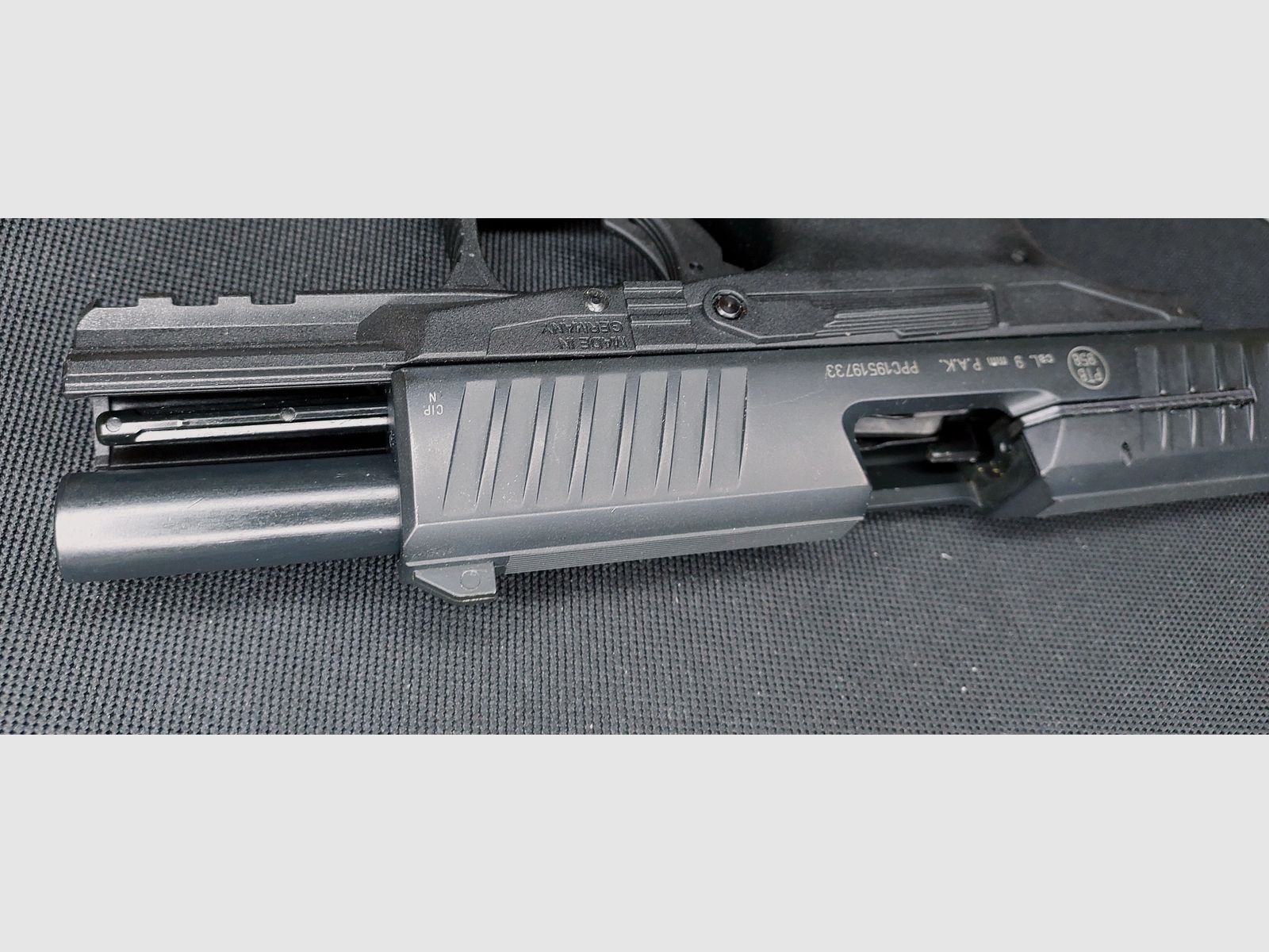 Walther PPQ M2 Schreckschuss Pistool 9mm P.A.K. zwart (PTB 958)