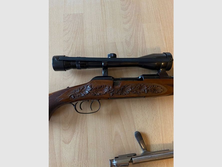 Steyr-Daimler-Puch Repetierstutzen 7x64 mit HELIA Optik