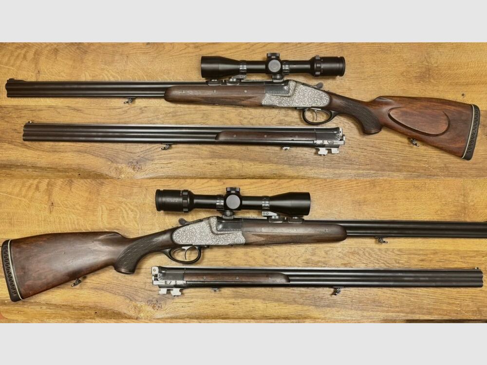 Krieghoff Ulm Primus Escopeta de Perrotes con Cañón Intercambiable y Leica Visus, imagen 1 de 6