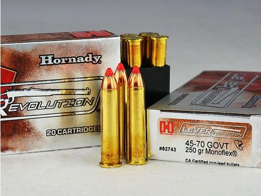 Hornady .45-70 Gov. MONOFLEX 250 grs, BLEIFREI