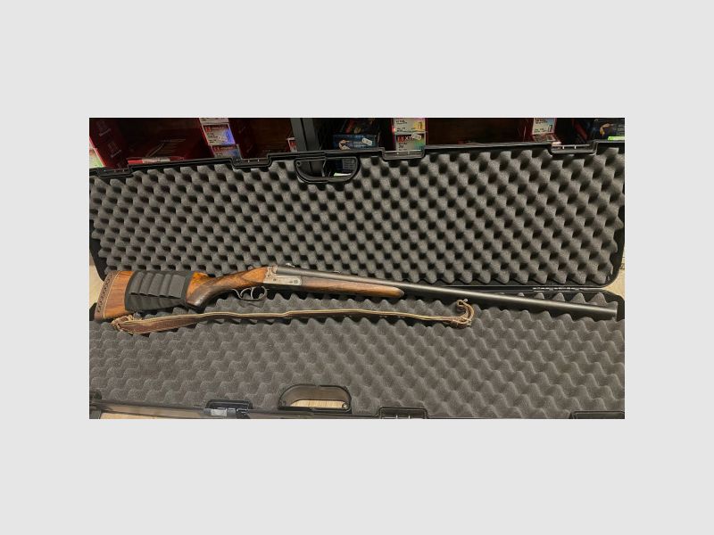 DOPPELFLINTE THÄLMANN - 16/70 - MIT RIEMEN