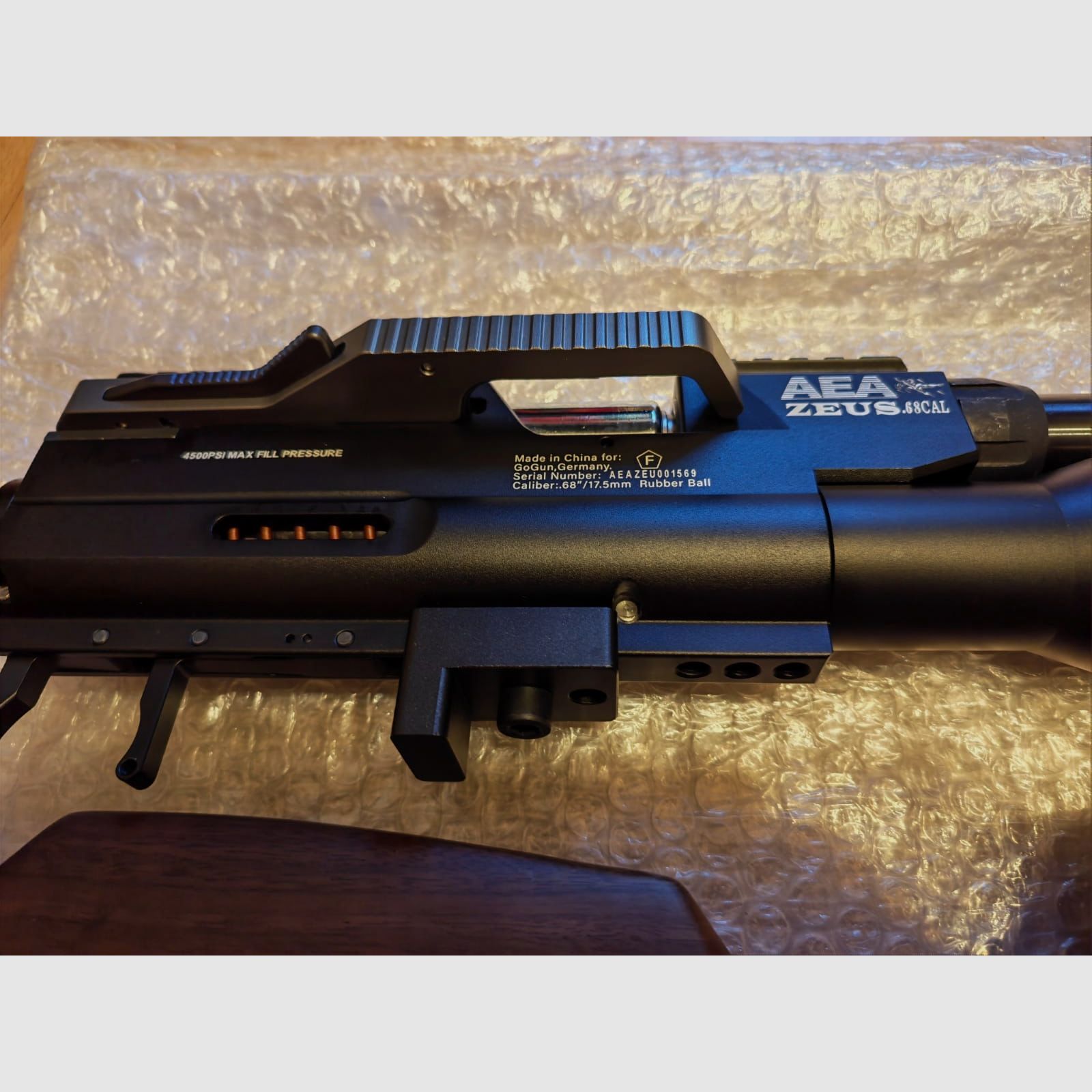 GoGun AEA Zeus F-Serie air rifle / PCP rifle | caliber .68 | like new & never used!