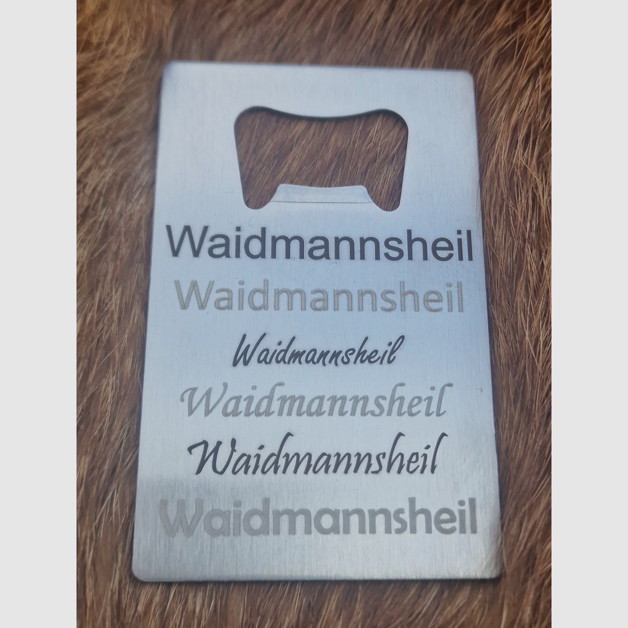 Edelstahl Flaschenöffner - individualisiert & personalisiert