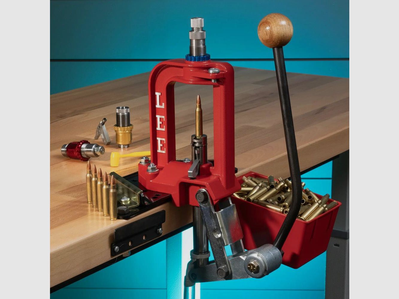 Lee Challenger Breech Lock Herlaadpers - 3 Die Carbide Set - Precisie en Duurzaamheid - Gemakkelijk Herladen, afbeelding 1 van 2