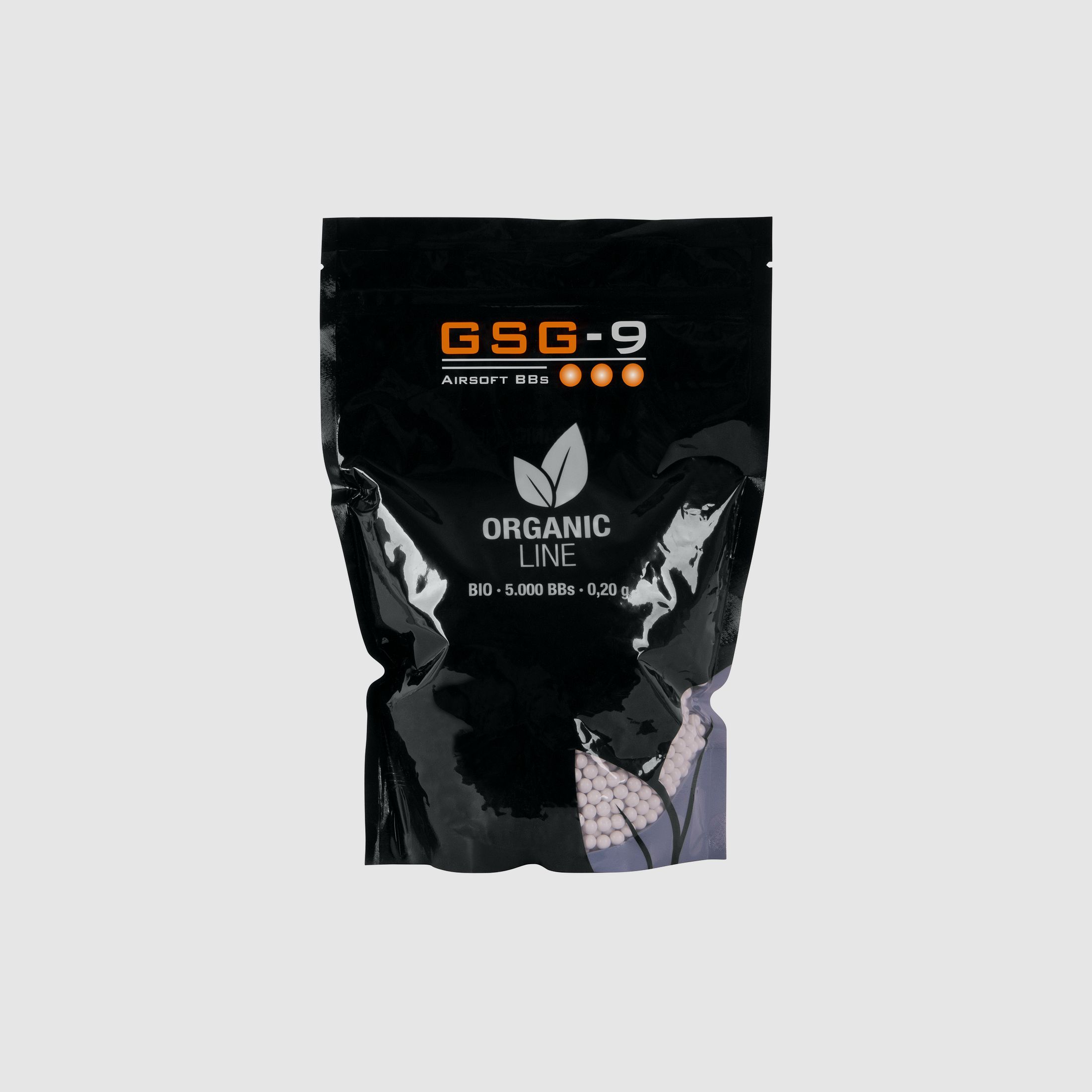 GSG-9 Línea Orgánica 6mm BIO BBs Blancas 0,20 g 5.000 piezas