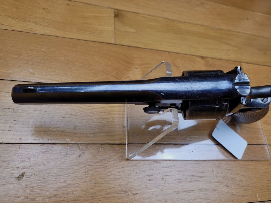 Fier Kipplaufrevolver System Pryse – Kal. 450 – schöne britische Fertigung Webley – Teststück aus ca. 1885 – schöner glänzender Brünierung – Top-Break mit Minze-Sauce – Kategorie D – TBE, Bild 23 von 23