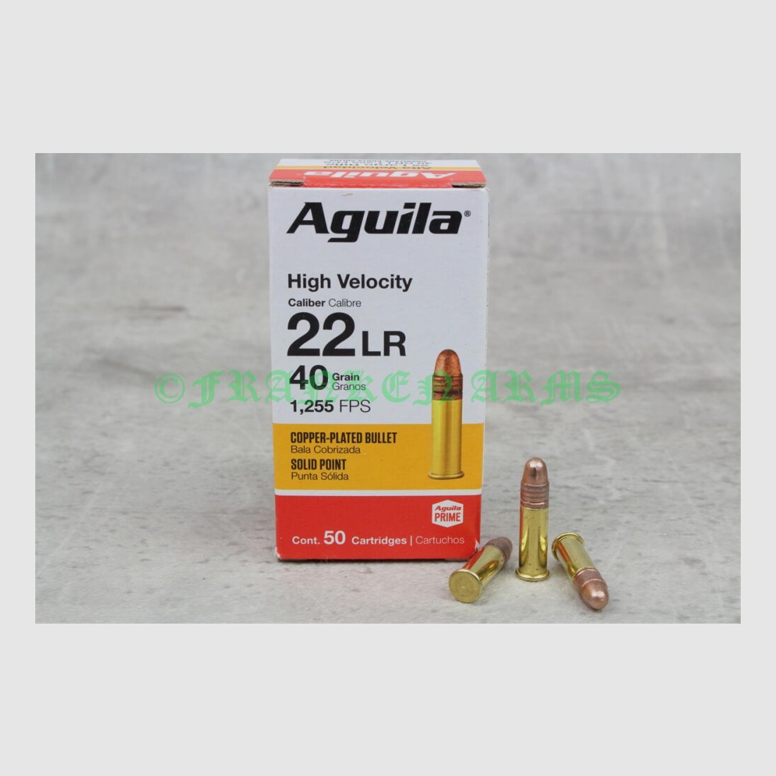 Aguila High Velocity .22 lr. CP SP 40gr. 2,6g 50Stück Staffelpreis