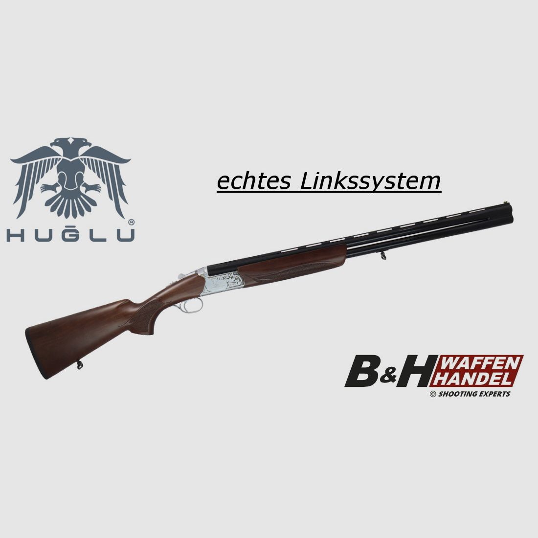 Huglu Bockdoppelflinte Ventus Lightweight con sistema de enlace real