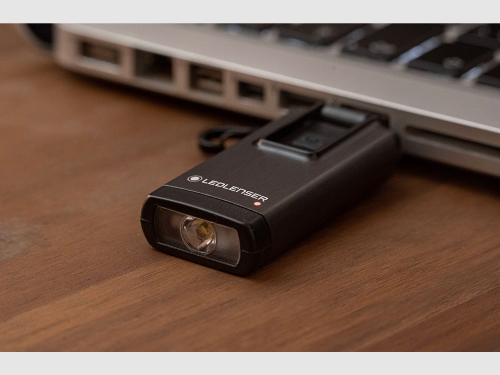 Ledlenser 502577 K6R Sleutellamp 400 Lumen 80 Meter grijs