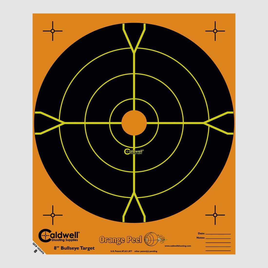 Orange Peel 8″ Bullseye: 25 Blätter, Bild 2 von 2