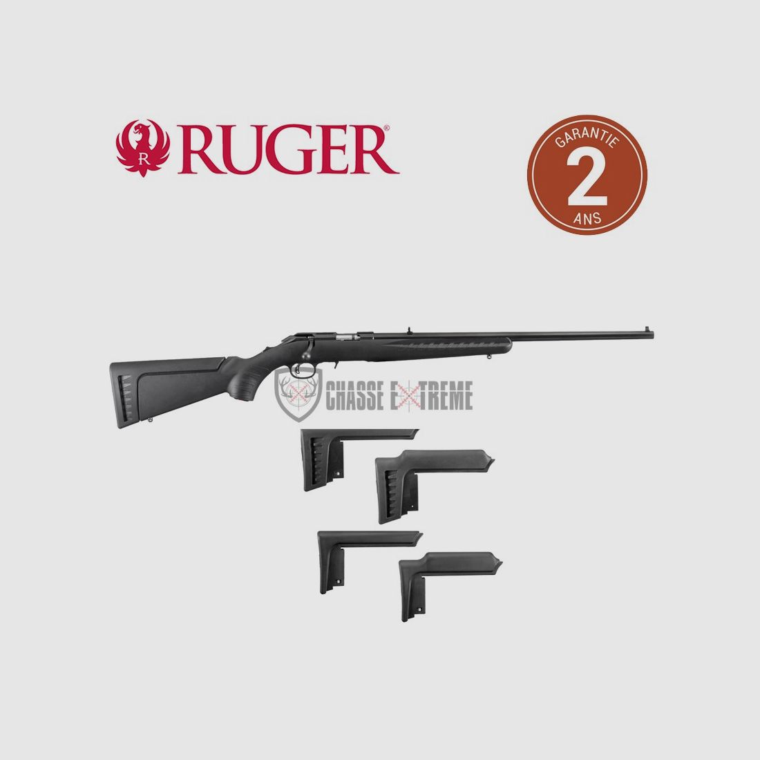 RUGER American Rimfire 46cm Kal. 22lr 1/2-28