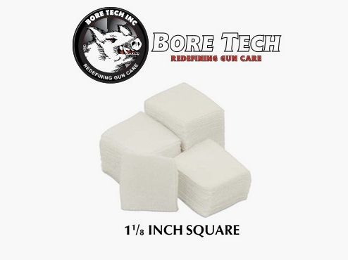 BoreTech Cleaning Patches Square 1 1/8" – SQUARE, 500