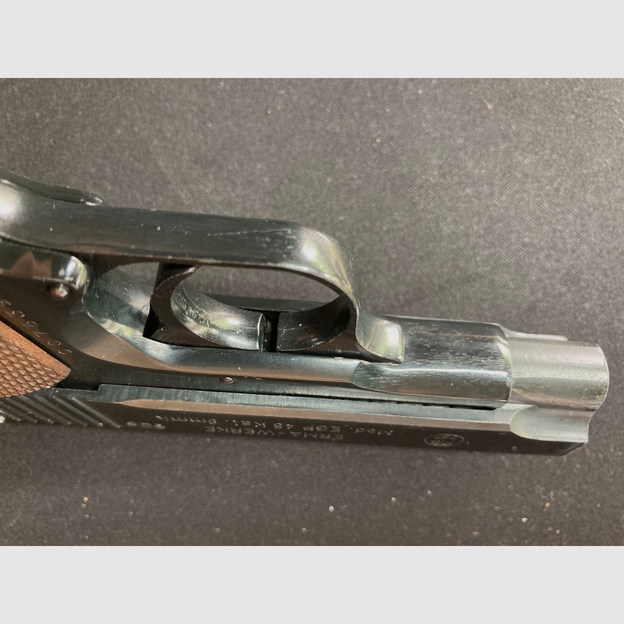 EGP 45, "Torro 45", PTB-Nr. 297, ERMA-Werke, Reizstoff-/Signalpistole,  8mm Knall