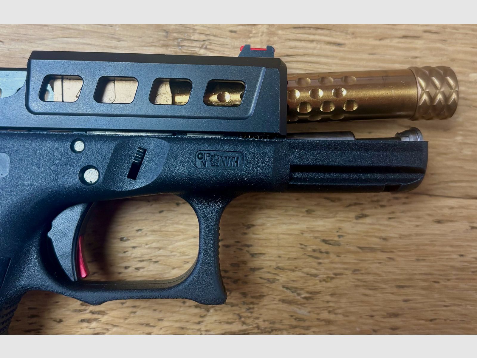 Glock 19 Gen. 4 ZEV überarbeitet / 9mm / OR / Match Abzug (1345)