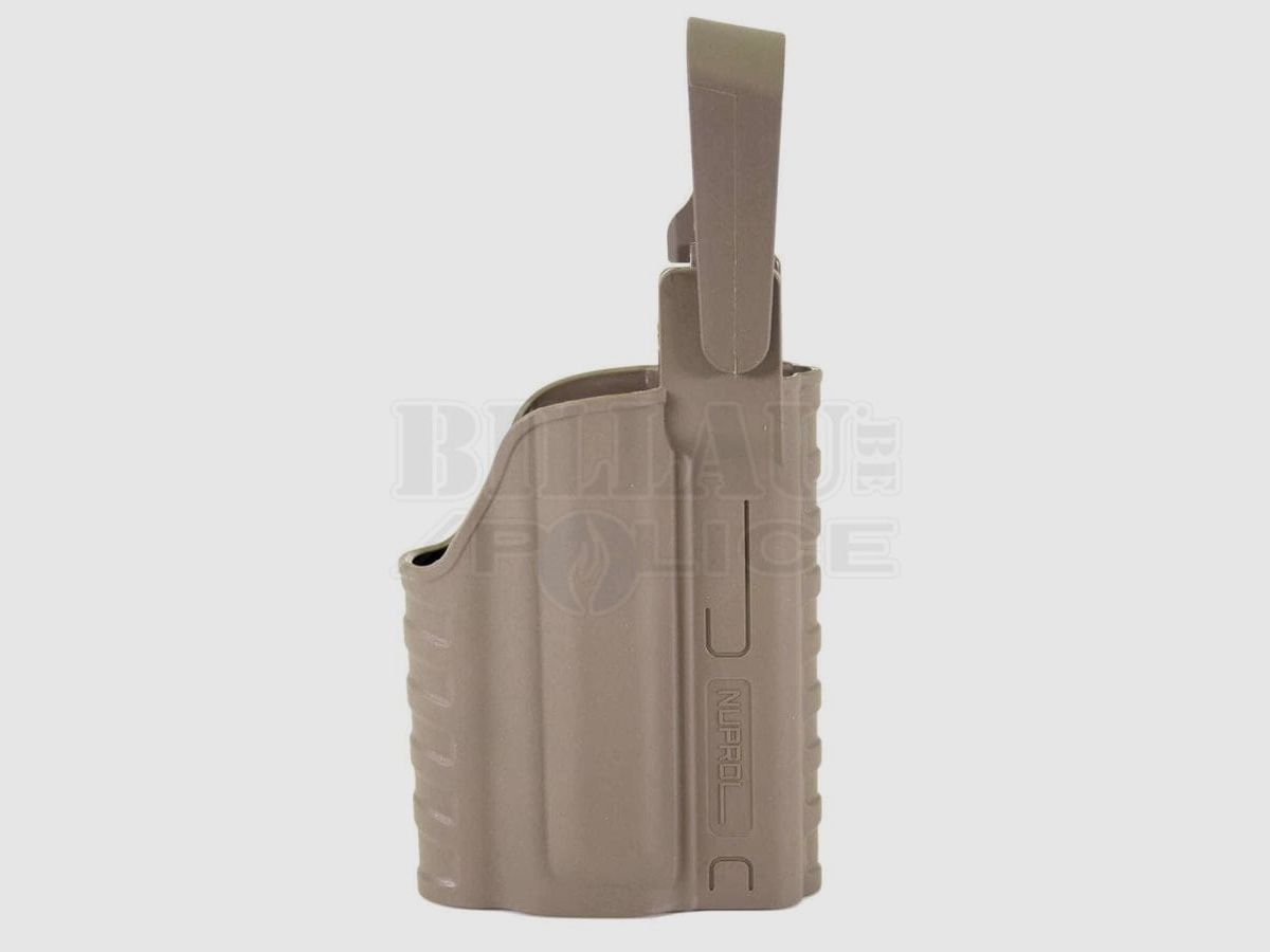 Holster Level 3 Nuprol Glock 17 + Lampe Droitier Tan, image 4 sur 4
