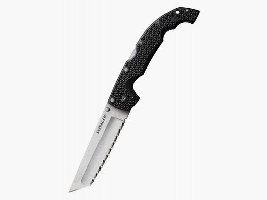Cold Steel Taschenmesser Voyager Tanto XL, Wellenschliff, AUS 10A