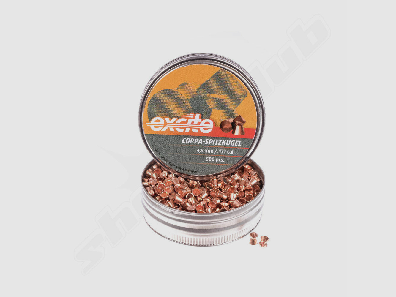 H&N Coppa Spitzkugeln Diabolos 4,5mm / 0,49 g / 500 Stk