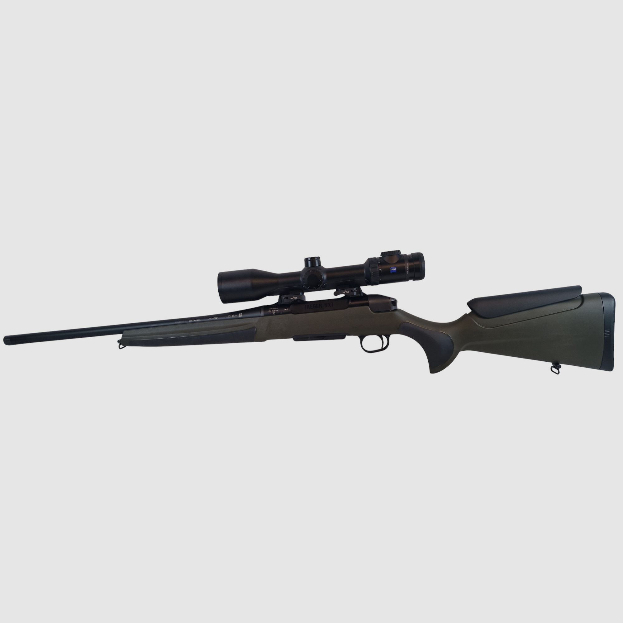 Haenel Jäger NXT im Kal. 308 Win mit M15x1 und Zeiss V8 1,8-14x50 