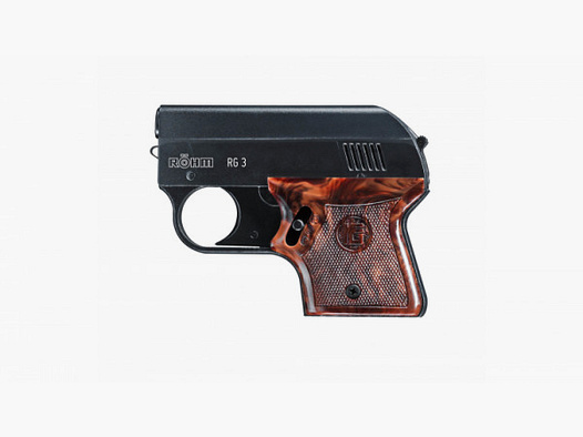 RÖHM RG 3 - SCHRECKSCHUSS-PISTOLE - 6 MM FLOBERT - BRÜNIERT