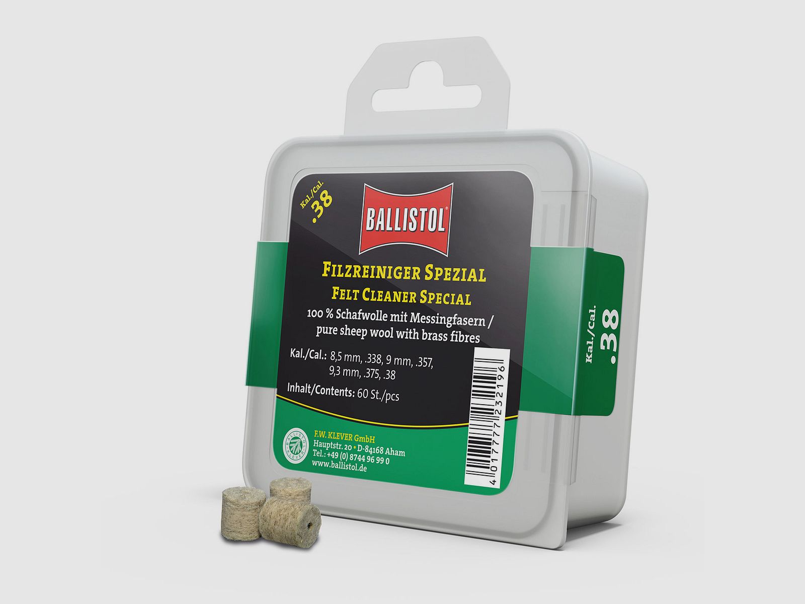 BALLISTOL Filzreiniger Spezial / 60 Stk.