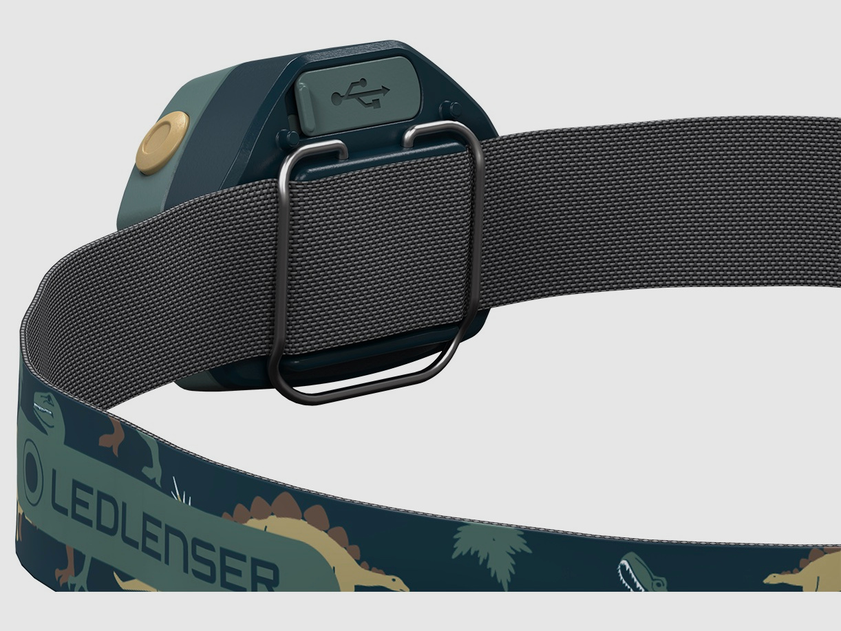 Ledlenser 502535 Kinder Stirnlampe KIDLED4R grün 40 Lumen