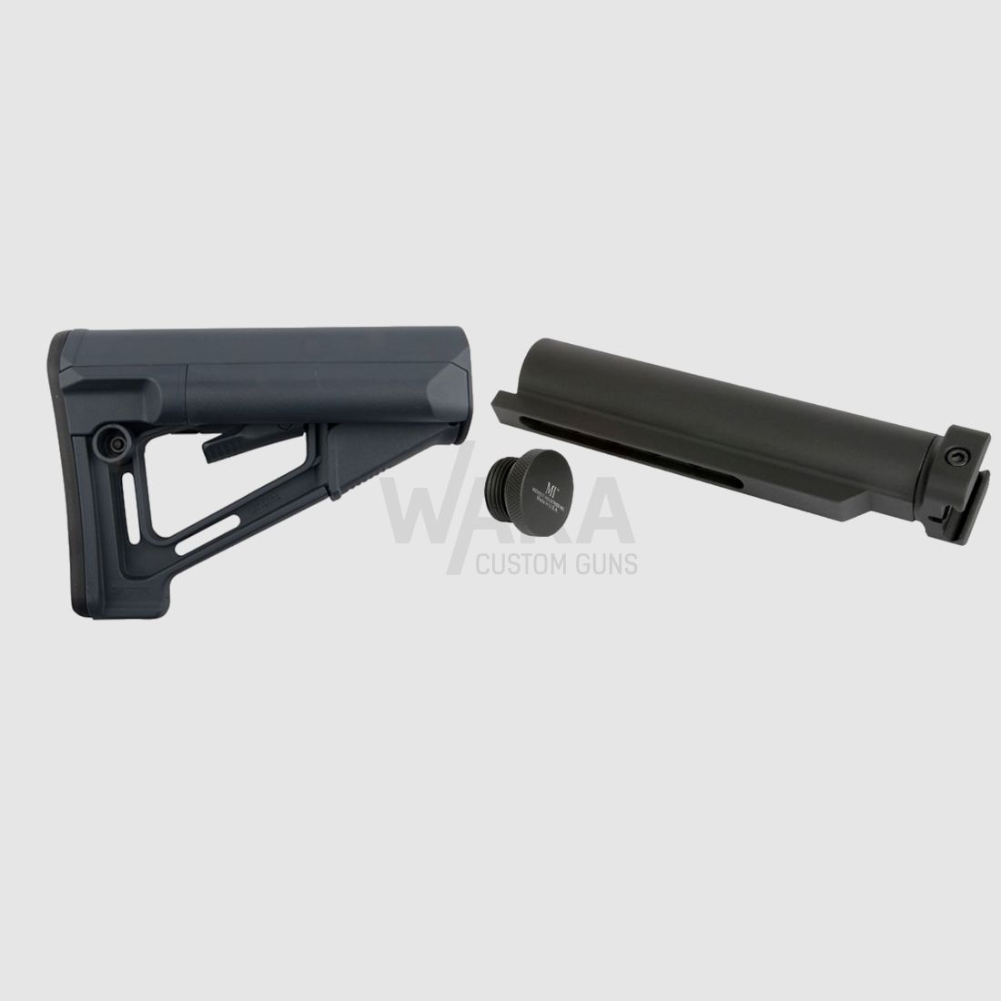 Magpul STR Kit auf NAR, Sniper Grey