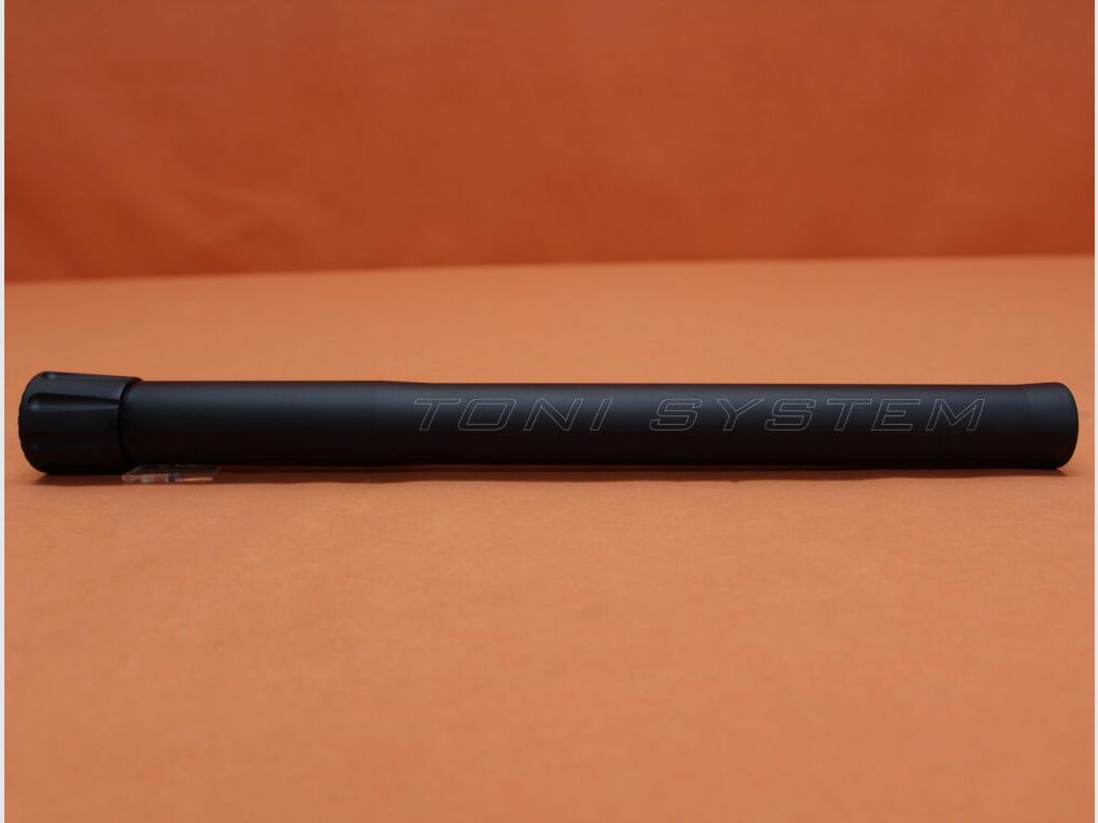 Toni System Benelli SuperNova: Przedłużenie magazynka +5 nabojów Toni System (PSL340) Aluminium czarne 12GA DL=340mm