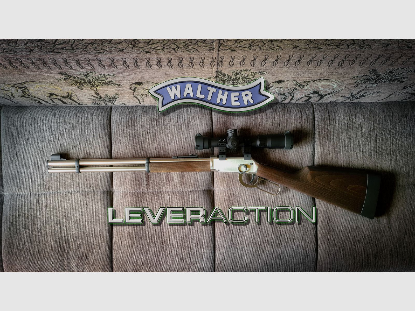 Walther Lever Action Stahlfinish, mit Tasche