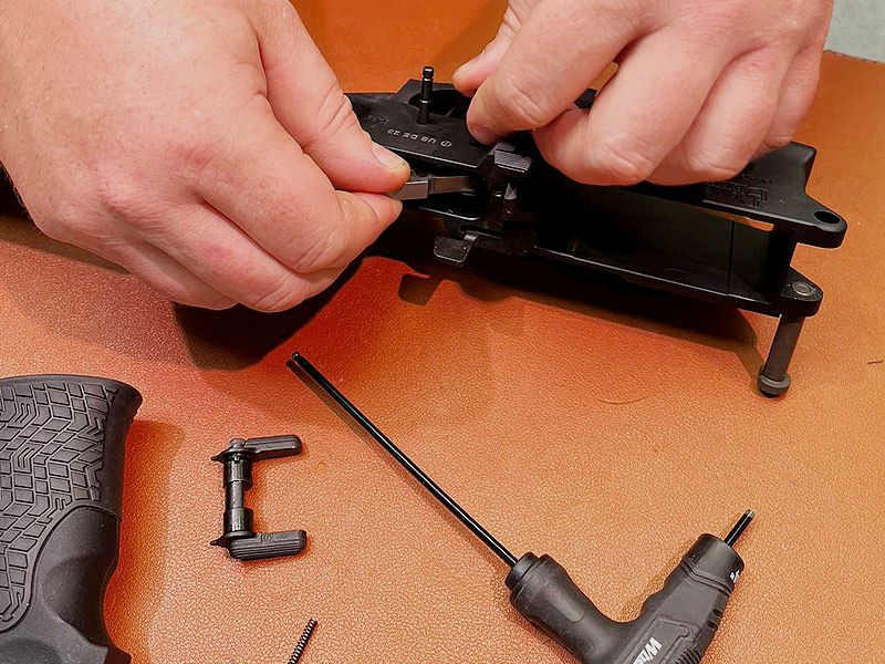 The workshop service - installation of triggers Glock Performance Trigger & Timney Alpha Trigger