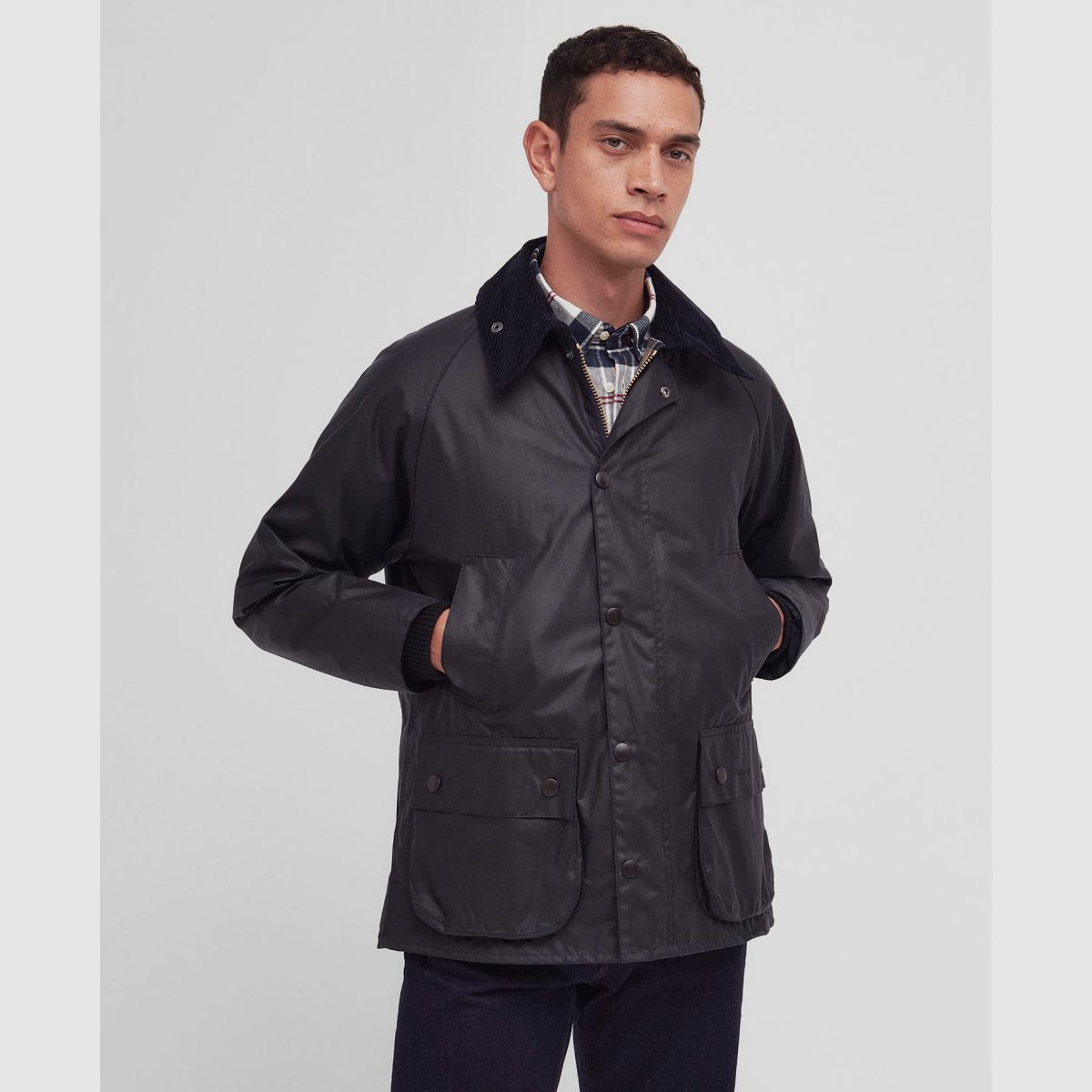 BARBOUR Wachsjacke Classic Bedale Navy