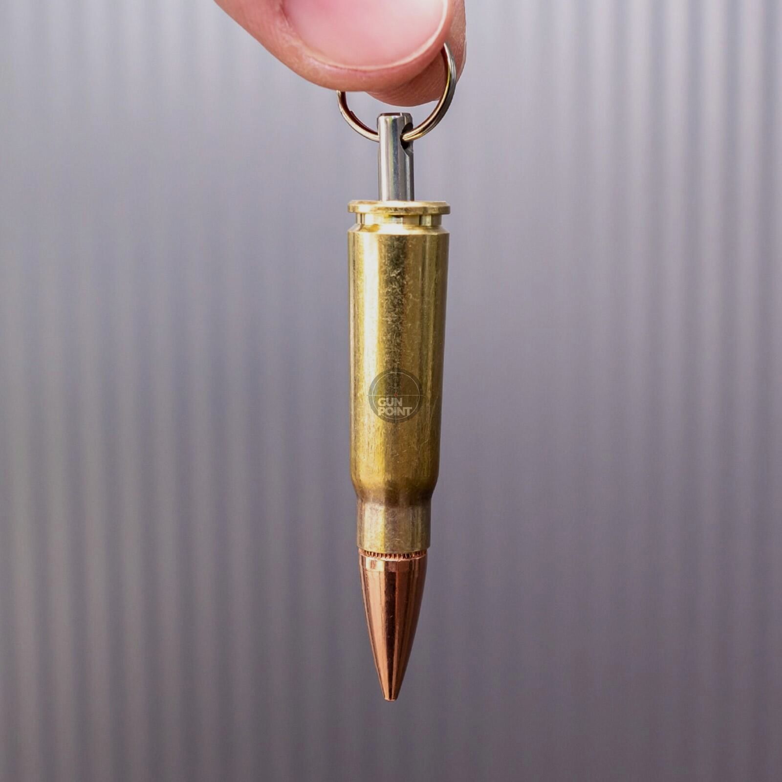 BULLET KEYCHAIN 7.62x39 / AK47 Vollmantel Kupfer