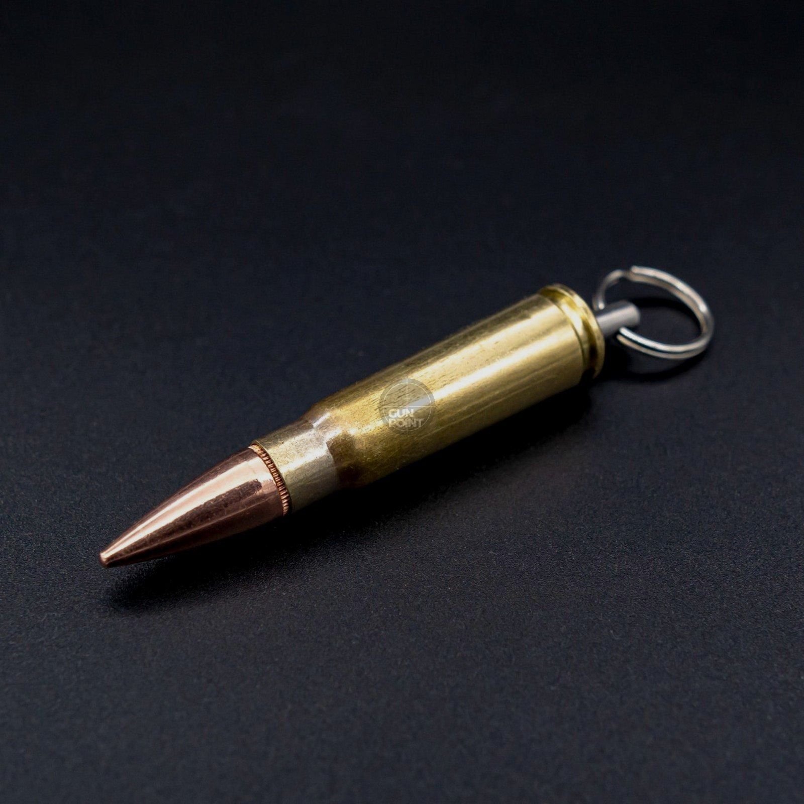 BULLET KEYCHAIN 7.62x39 / AK47 Full Metal Copper