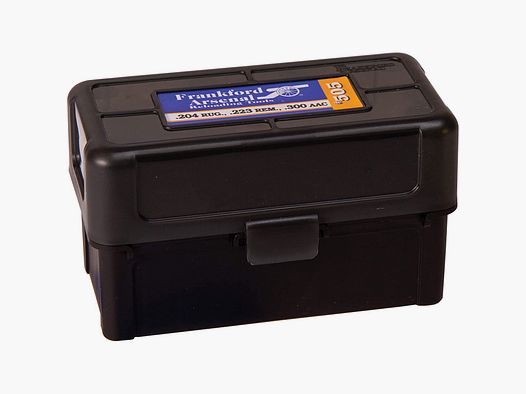 Frankford Arsenal cartridge box for 50 cartridges - #505