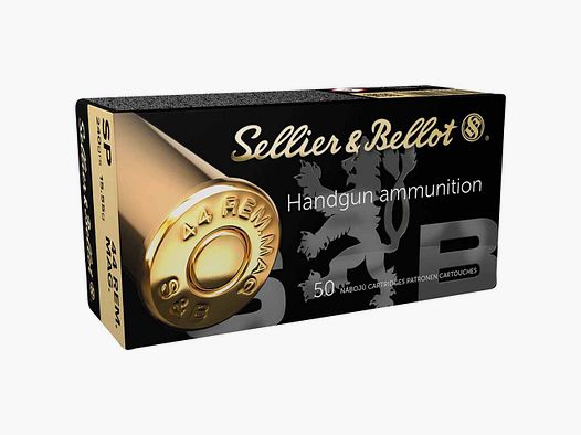 Sellier & Bellot .44 Rem. Magnum deelmantel, kaliber