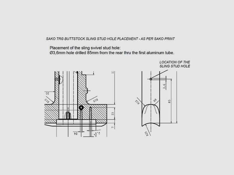 Atlas BT29 Einbein-Adapter Sako TRG, Bild 2 von 3