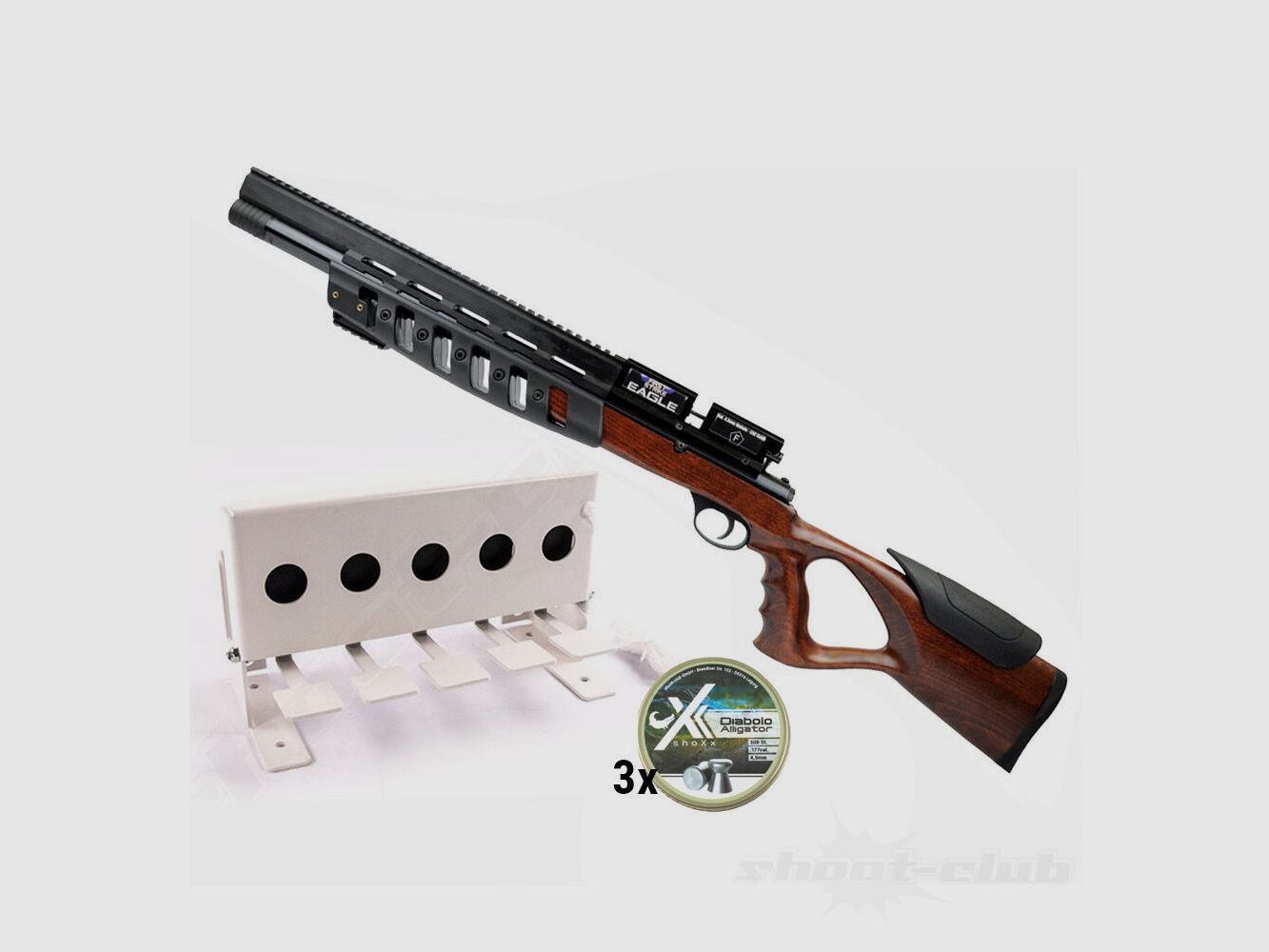 First Strike First Strike Eagle 200bar 4,5mm Diabolo Biathlon Set