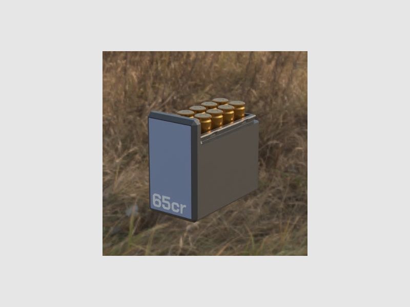 Filamelt Munitionsbox / 6.5 Creedmoor / ‘Schiebedeckel’ / Patronenbox, Ammo Box